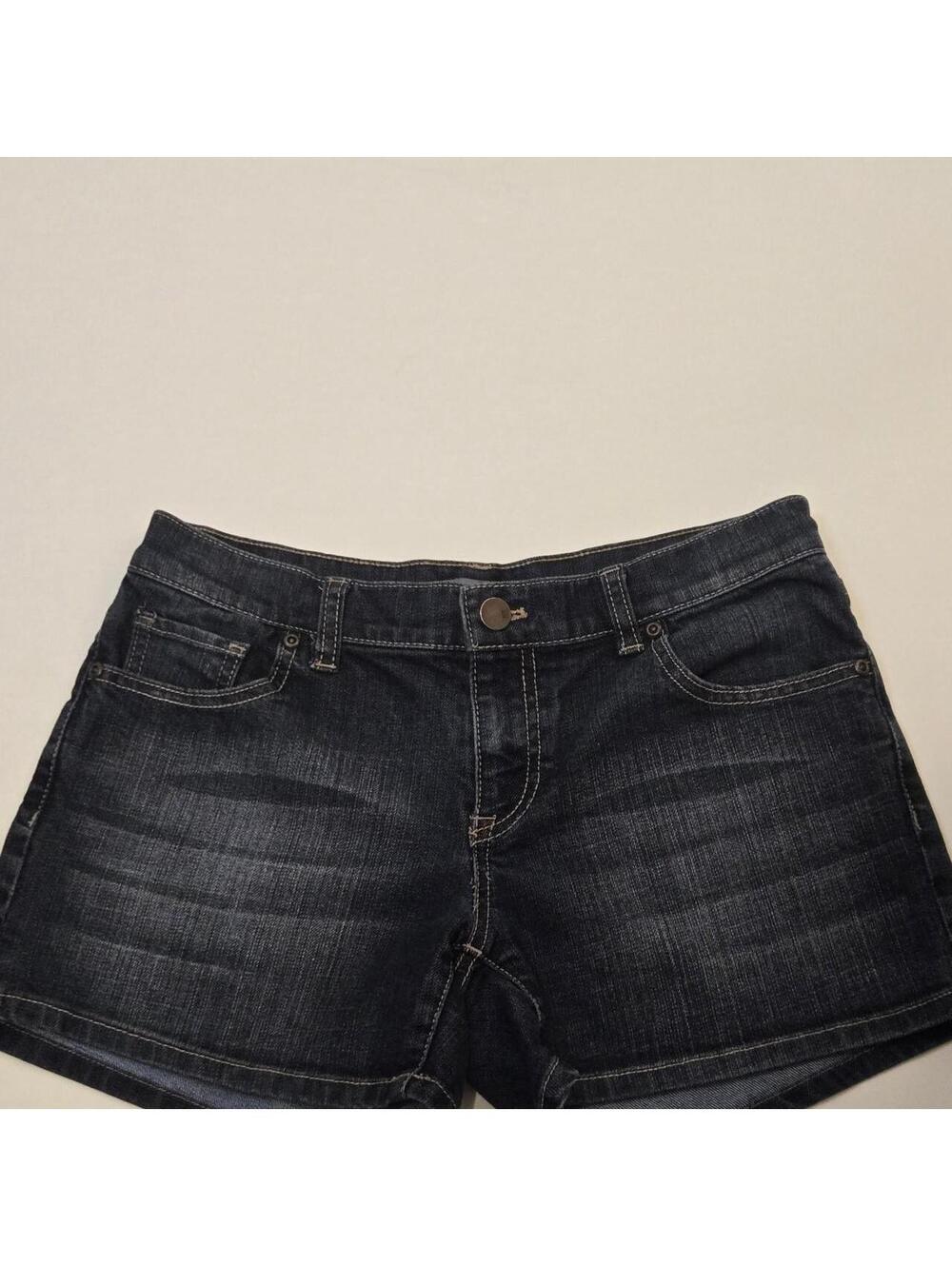 New York & Company Women's Navy and Blue Shorts